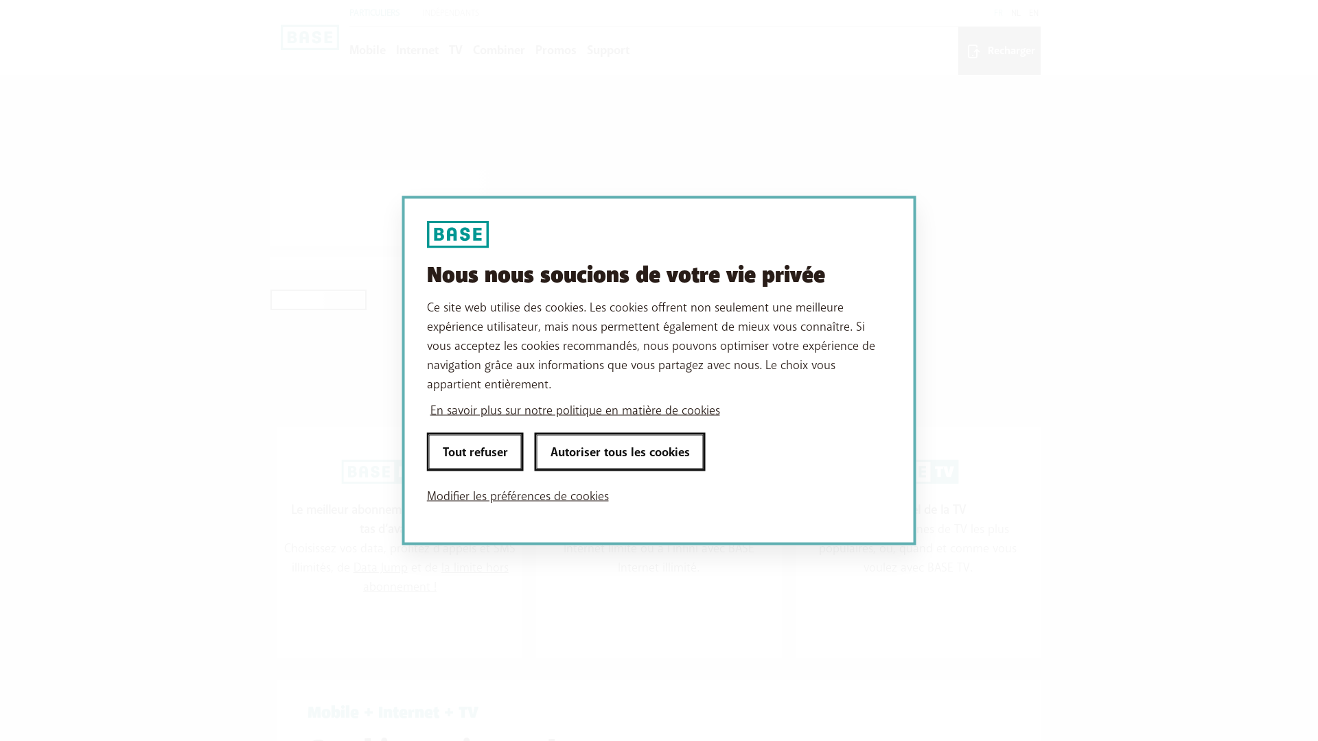 base.be Desktop Screenshot