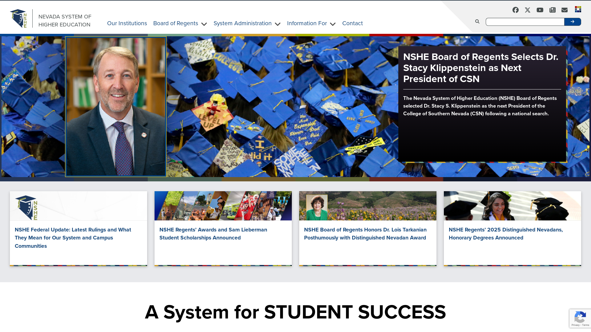 nevada.edu Desktop Screenshot