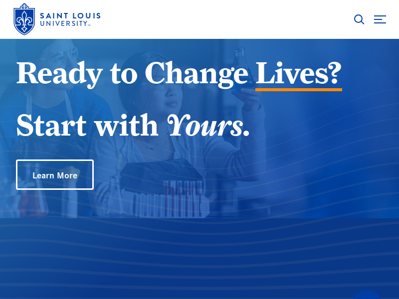 slu.edu Desktop Screenshot
