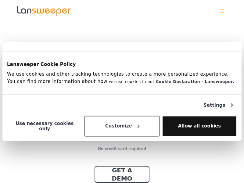 lansweeper.com Desktop Screenshot