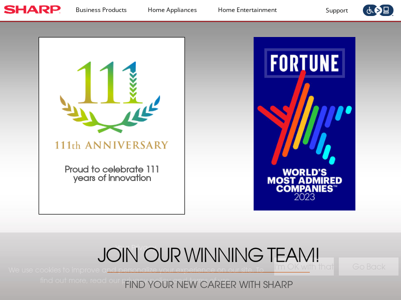 sharpusa.com Desktop Screenshot
