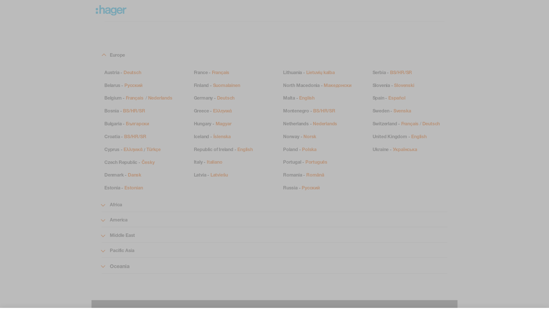 hager.com Desktop Screenshot