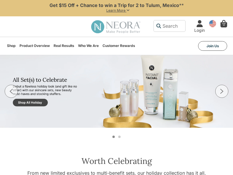 neora.com Desktop Screenshot