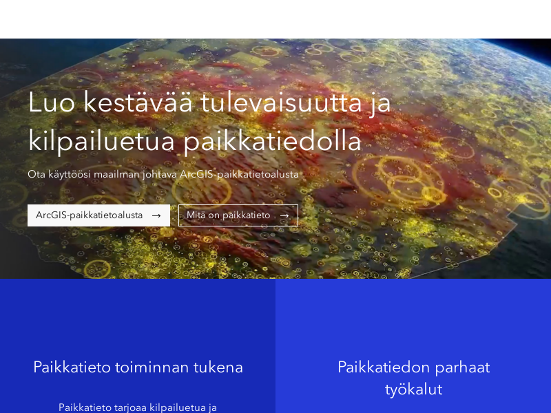 esri.fi Desktop Screenshot
