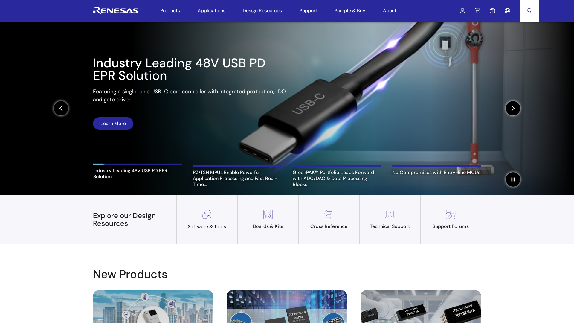 renesas.com Desktop Screenshot