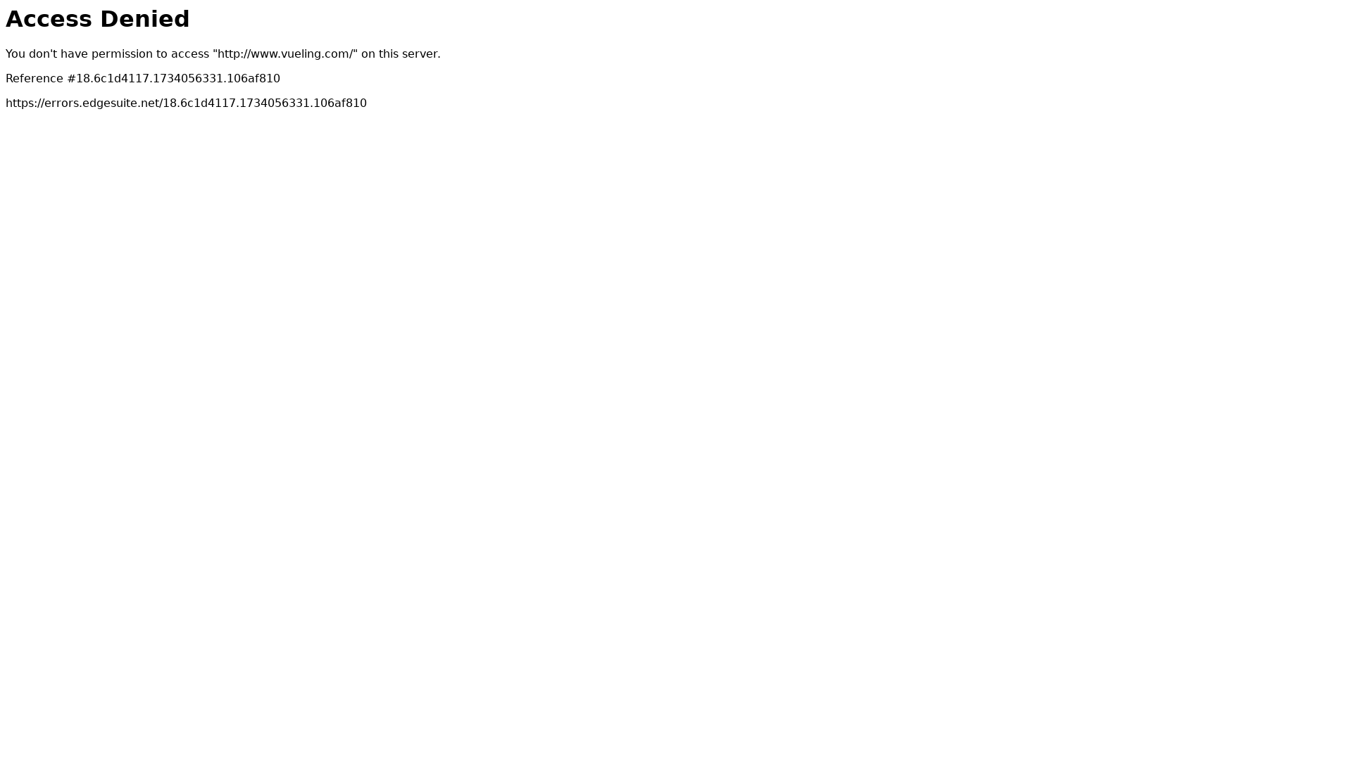 vueling.com Desktop Screenshot