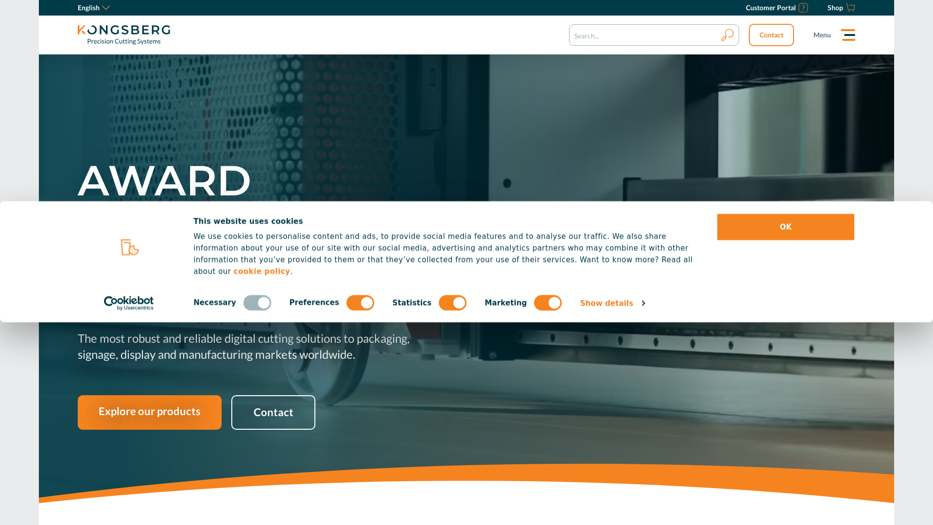 kongsbergsystems.com Desktop Screenshot